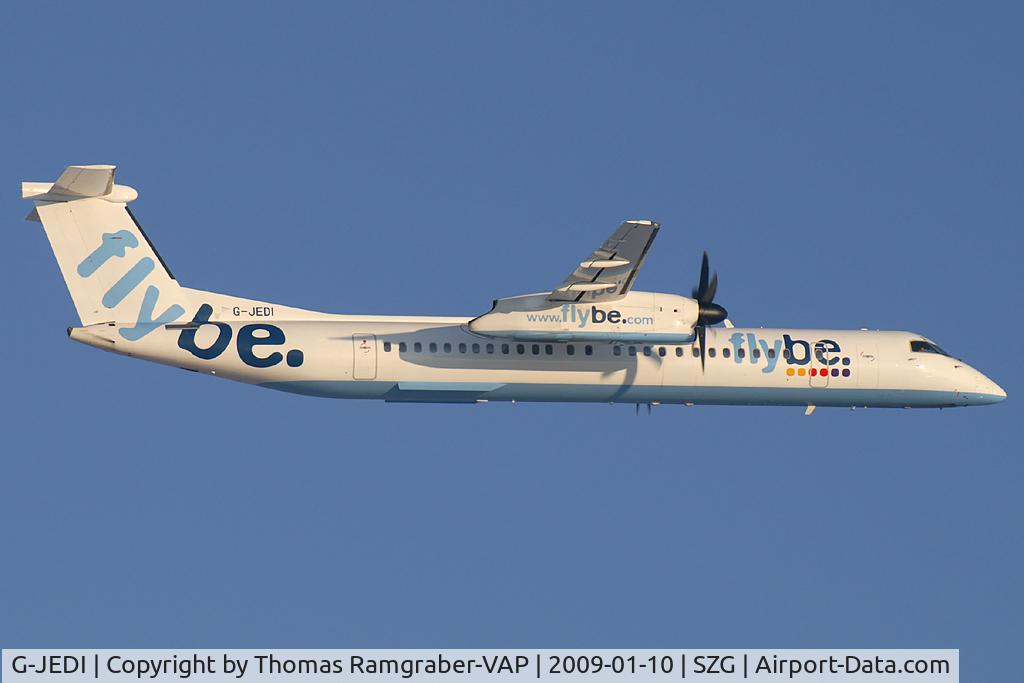 G-JEDI, 2001 De Havilland Canada DHC-8-402Q Dash 8 C/N 4052, Fly BE- British European DeHavilland Canada Dash 8-400