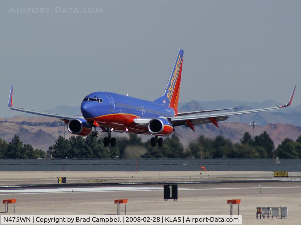 N475WN, 2004 Boeing 737-7H4 C/N 32474, Delta Airlines / 1996 Boeing 757-2Q8