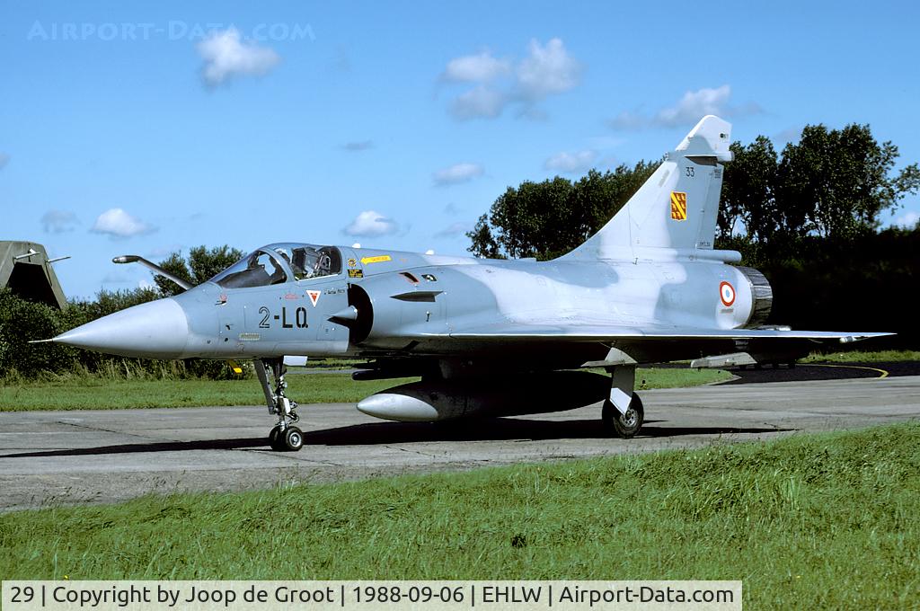 29, Dassault Mirage 2000C C/N 96, One of the Mirages that visited Leeuwarden this day.