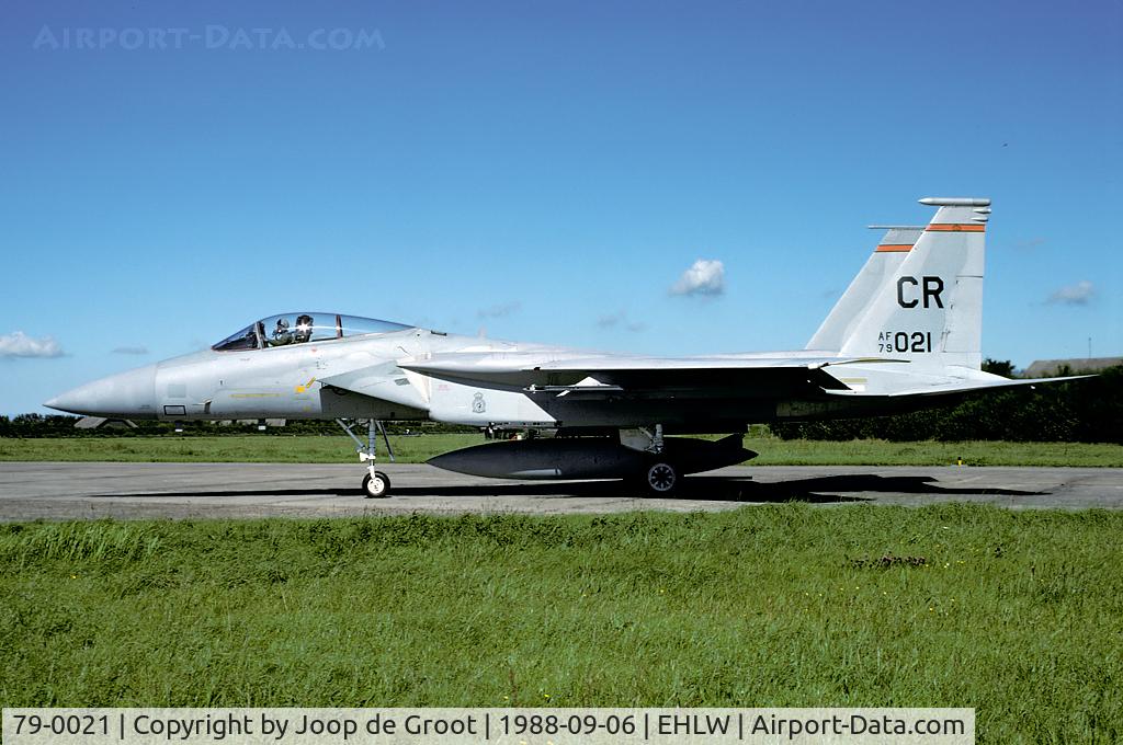 79-0021, 1981 McDonnell Douglas F-15C Eagle C/N 0522/C090, seen at Leeuwarden