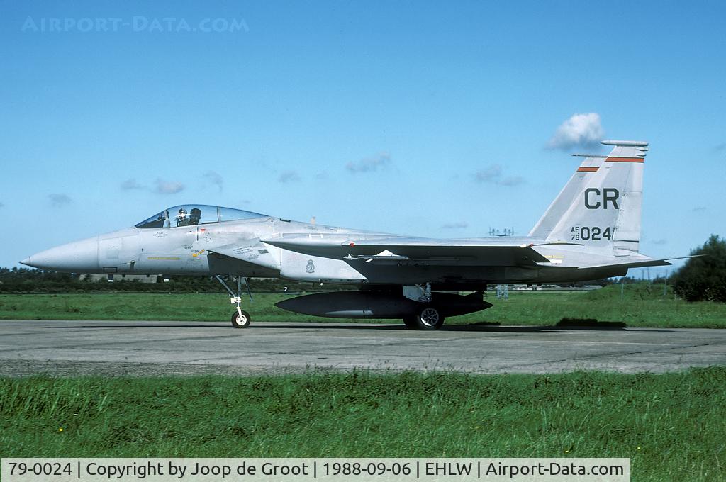 79-0024, McDonnell Douglas F-15C Eagle C/N 0556/C093, visit to Leeuwarden on a DACT mission.