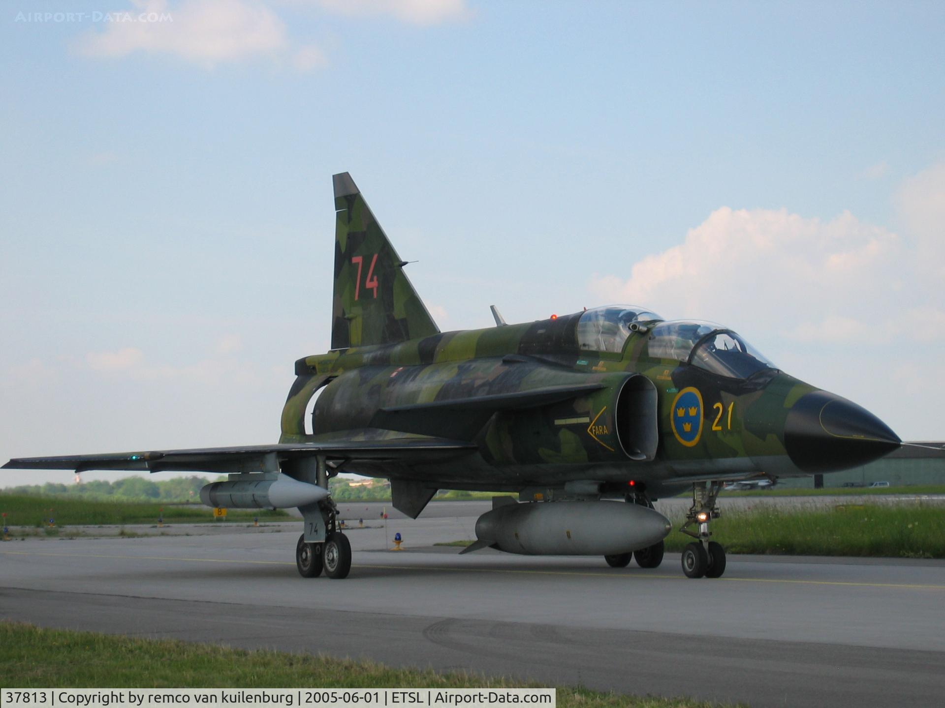 37813, Saab Sk37E Viggen C/N 37813, Elite 2005 Lechfeld