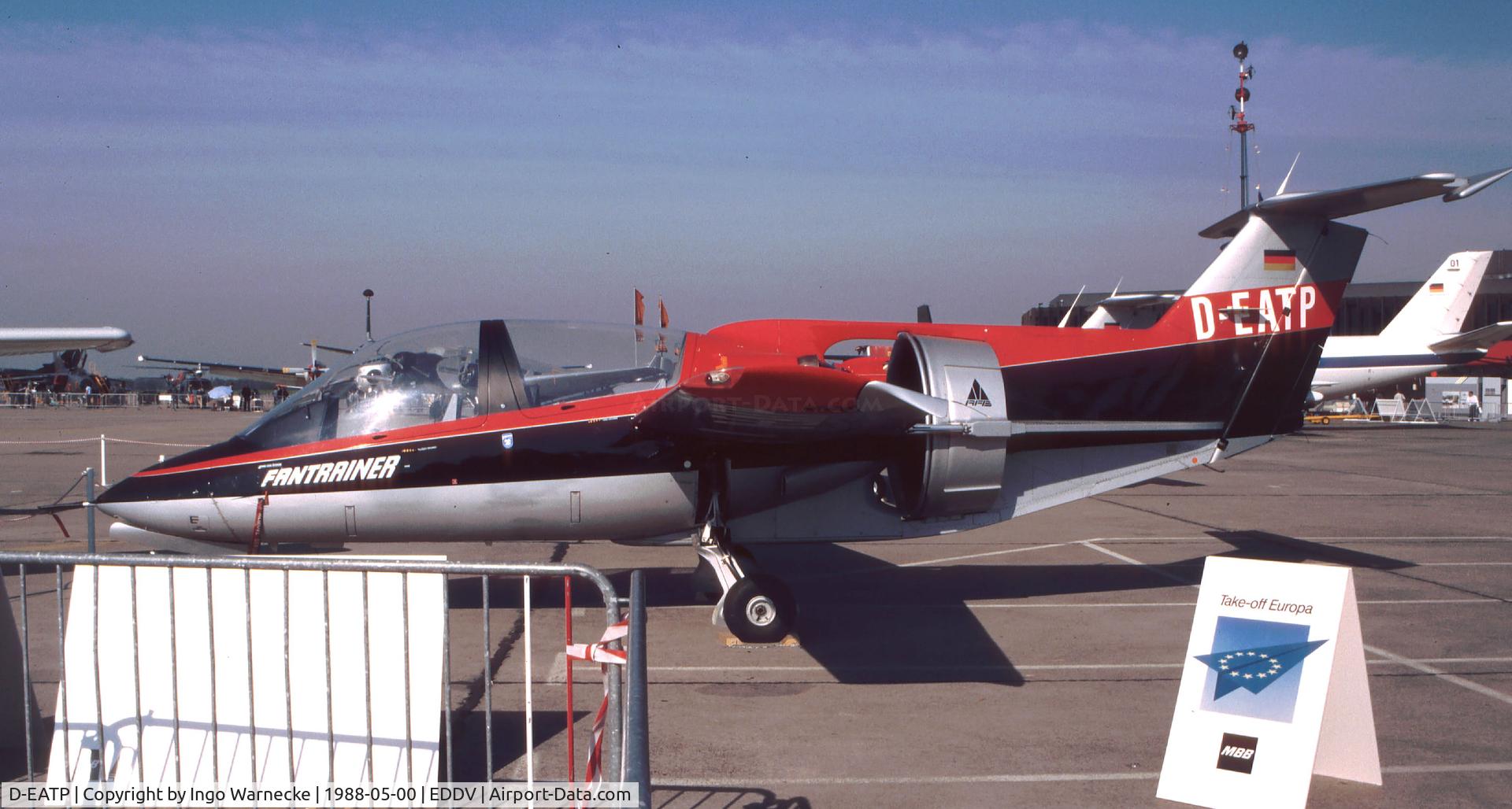D-EATP, 1985 RFB Fantrainer 400 C/N 011, RFB Fantrainer 400  at the ILA 1988, Hannover