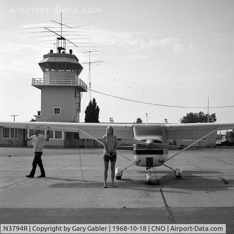 N3794R, 1966 Cessna 172H C/N 17255594, Chino Airport Tower