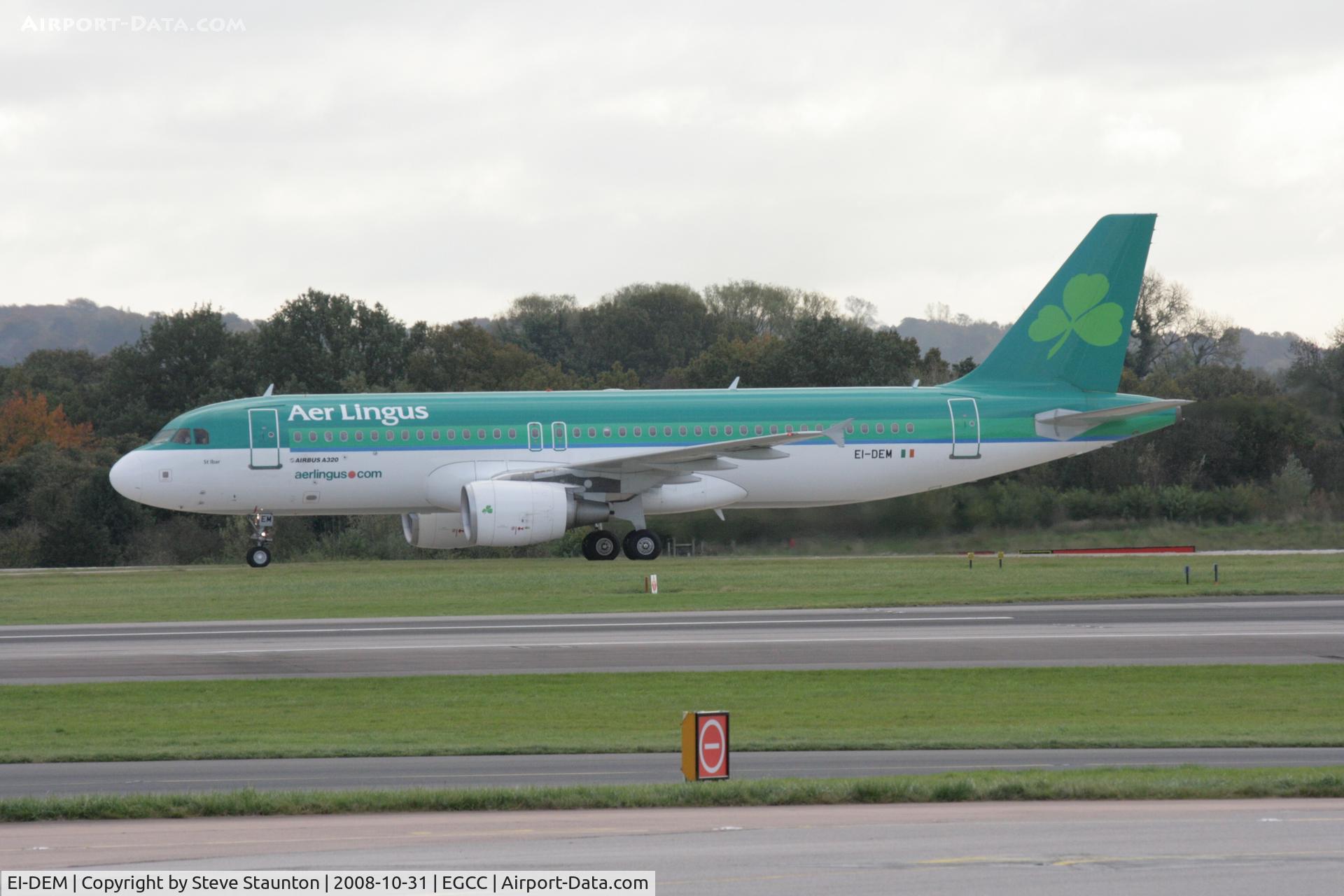EI-DEM, 2005 Airbus A320-214 C/N 2411, Taken at Manchester Airport, October 2008