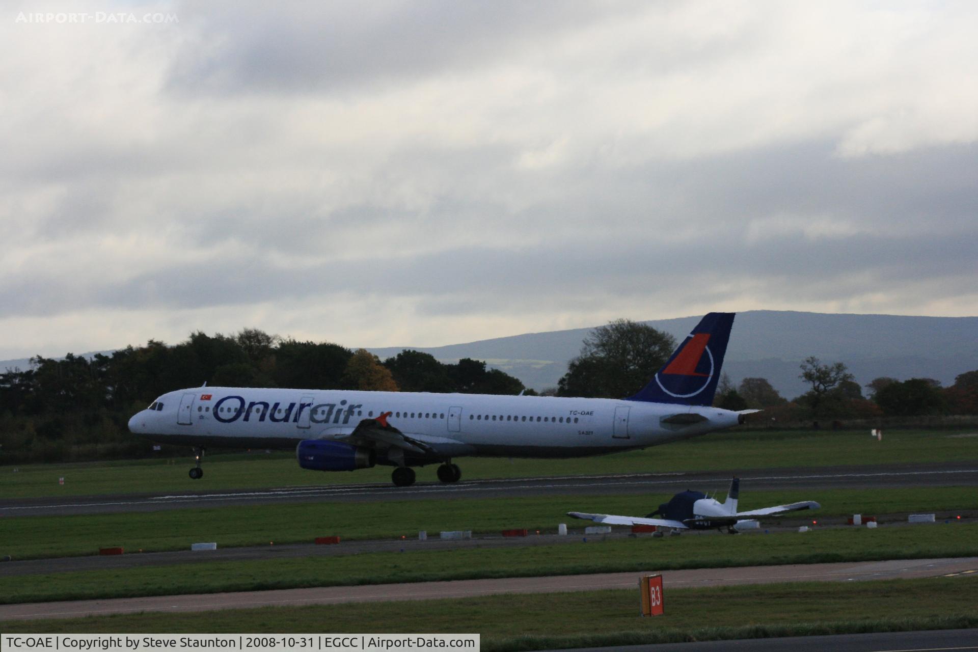 TC-OAE, 1997 Airbus A321-231 C/N 663, Taken at Manchester Airport, October 2008