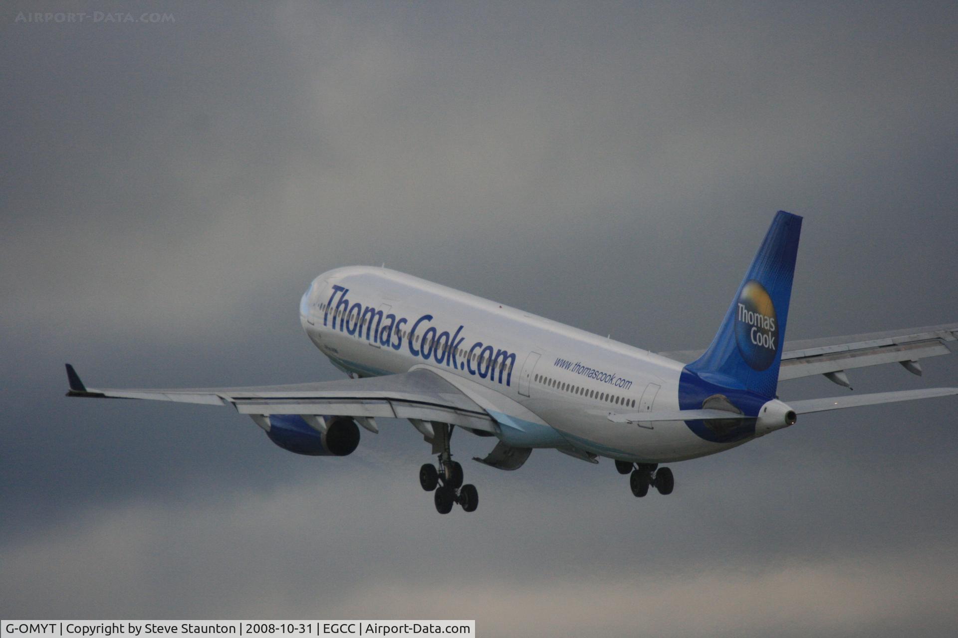 G-OMYT, 1999 Airbus A330-243 C/N 301, Taken at Manchester Airport, October 2008