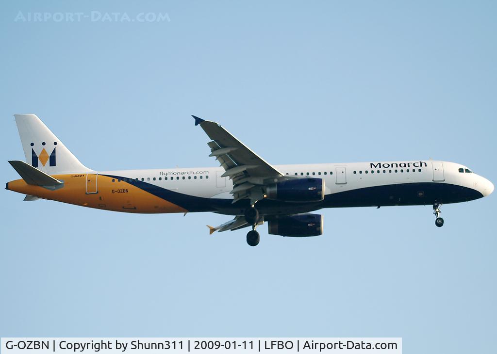 G-OZBN, 1999 Airbus A321-231 C/N 1153, Landing rwy 14R
