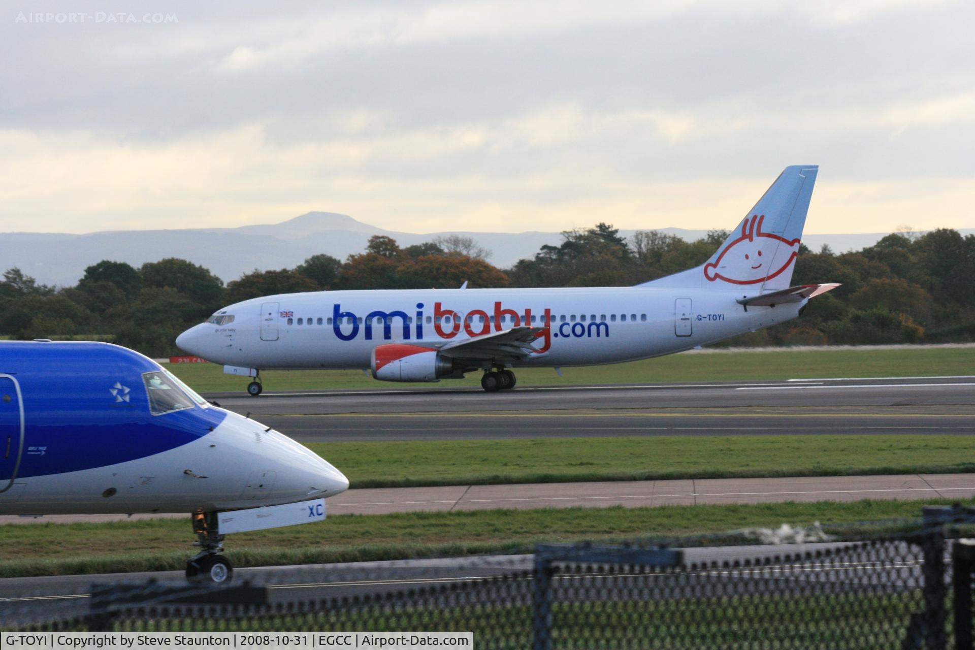 G-TOYI, 1998 Boeing 737-3Q8 C/N 28054, Taken at Manchester Airport, October 2008