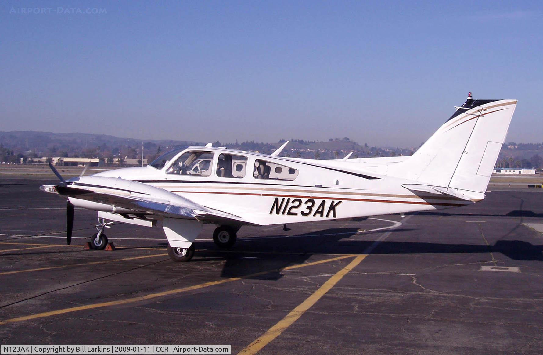 N123AK, 1973 Beech 95-B55 (T42A) Baron C/N TC-1543, Resident