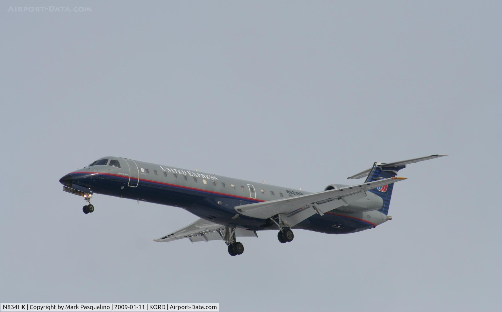 N834HK, 2000 Embraer ERJ-145LR (EMB-145LR) C/N 145269, EMB-145LR