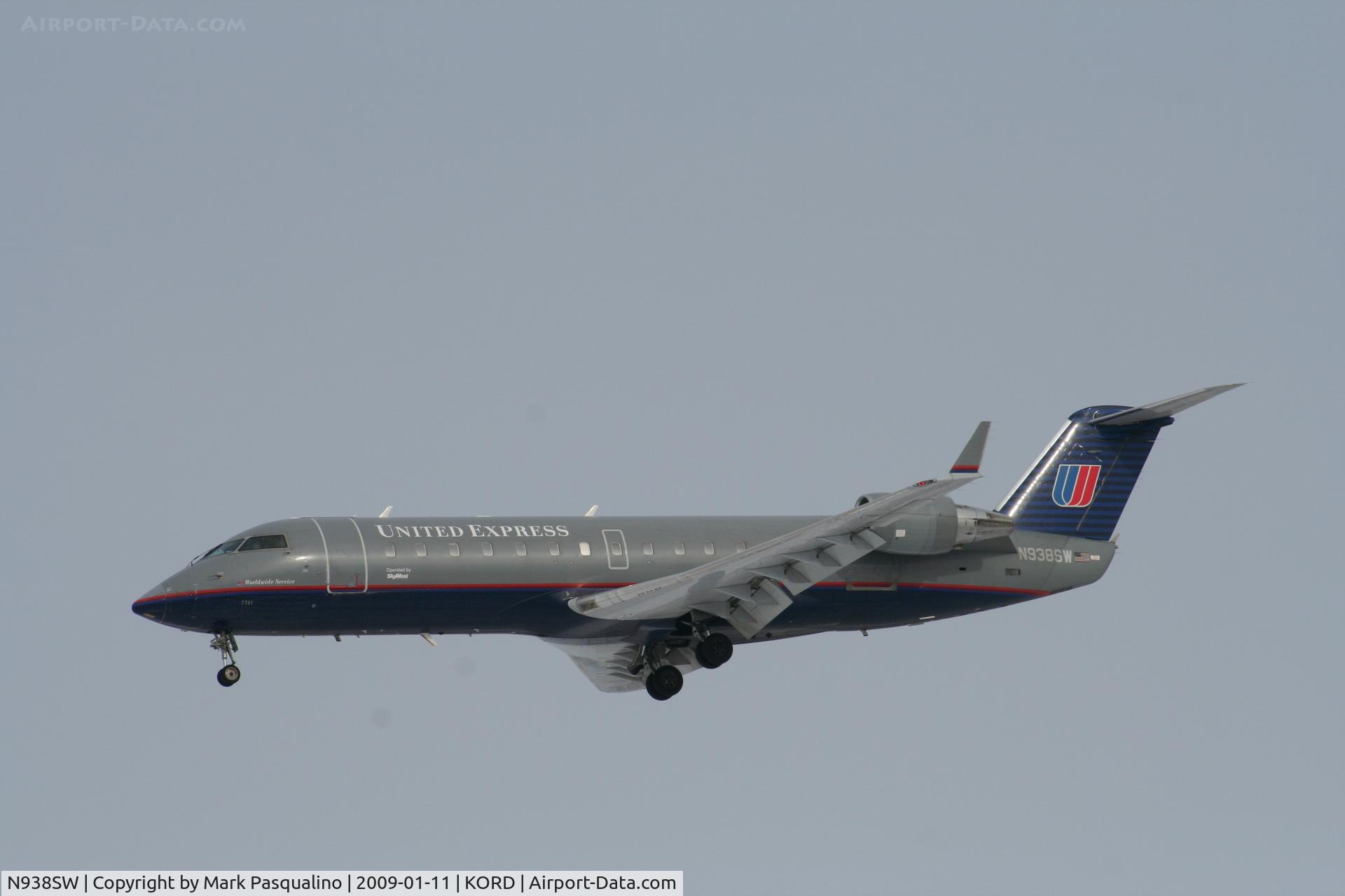 N938SW, 2003 Bombardier CRJ-200LR (CL-600-2B19) C/N 7741, CL-600-2B19