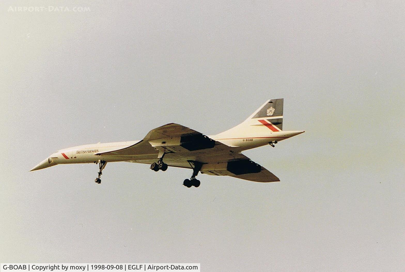 G-BOAB, 1976 Aerospatiale-BAC Concorde 1-102 C/N 100-008, CONCORDE
