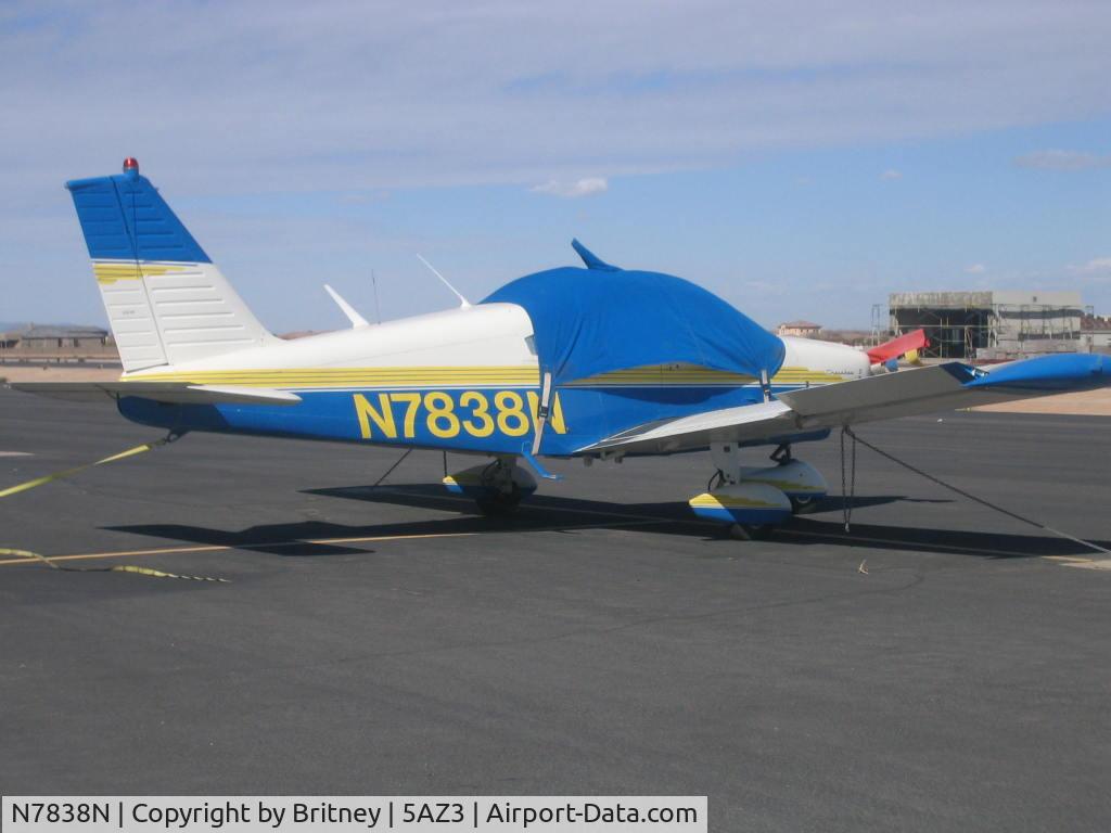 N7838N, 1969 Piper PA-28-180 C/N 28-5293, sitting for years at 5AZ3