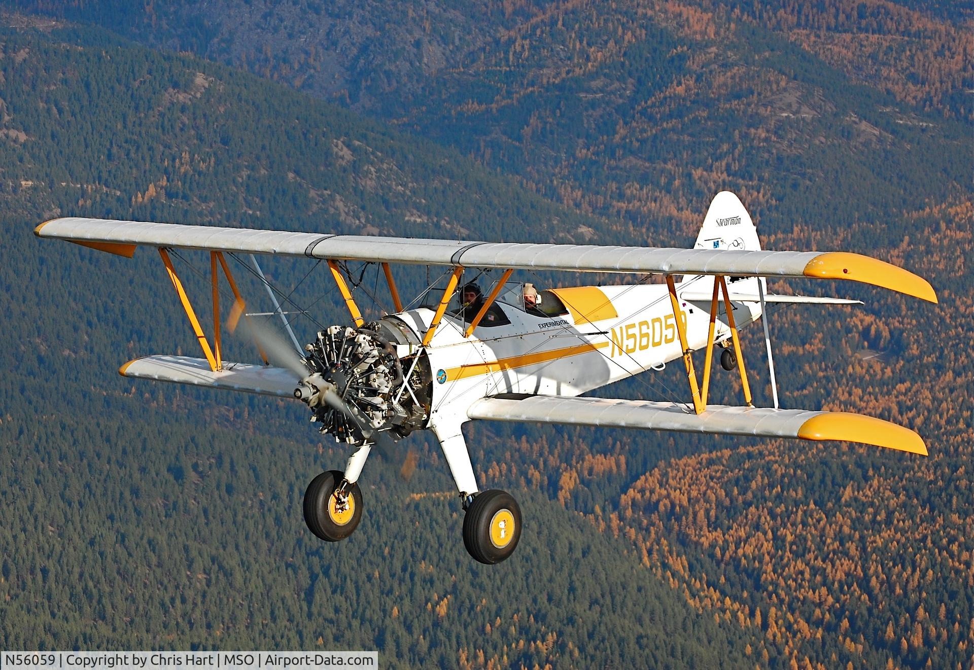 N56059, 1941 Boeing A75 C/N 75-905, Fall in Montana 2008