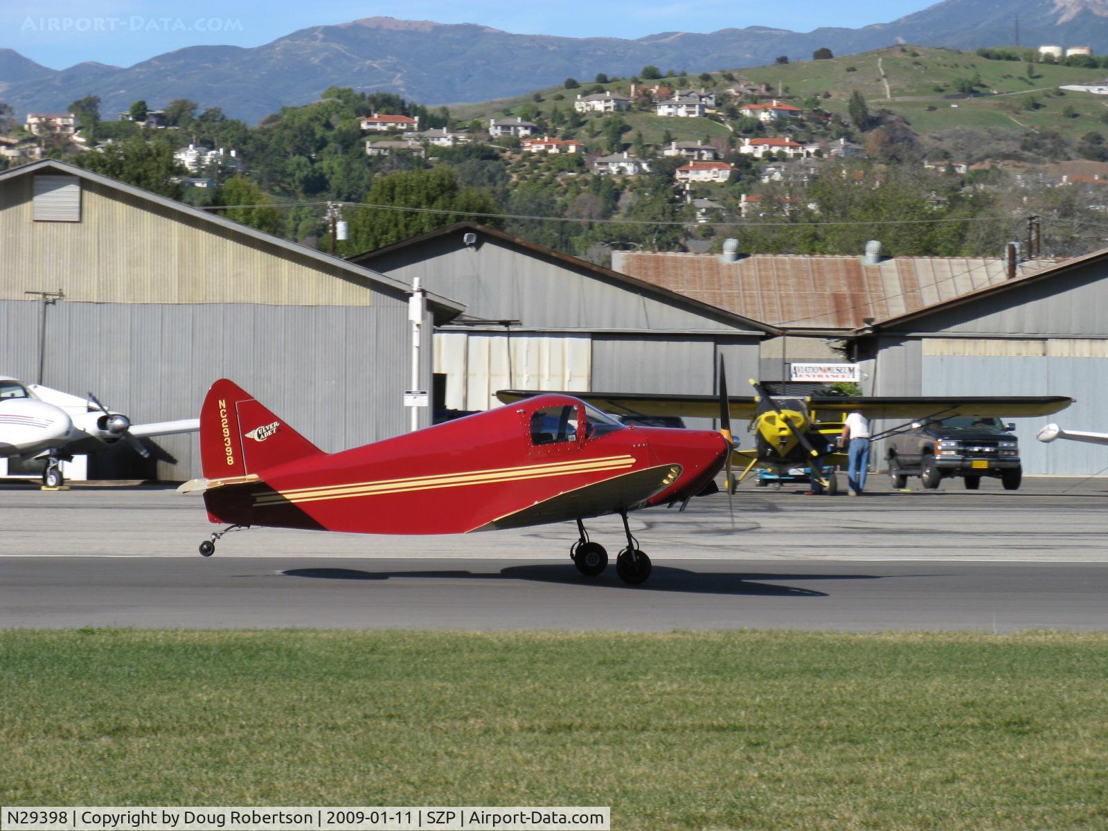 N29398, 1940 Culver LCA C/N 191, 1940 Culver LCA CADET, Continental A&C75 75 Hp, landing Rwy 04