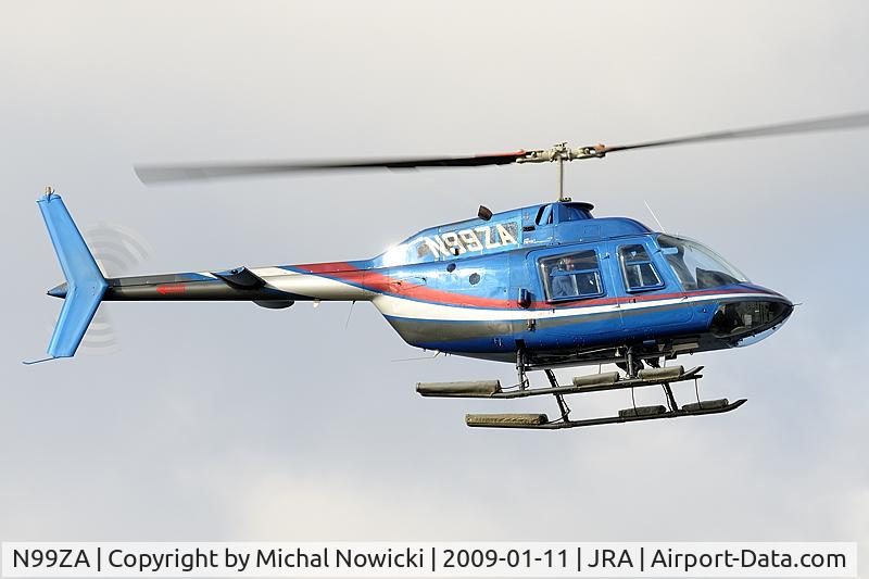 N99ZA, Bell 206B C/N 2794, Over JRA heliport