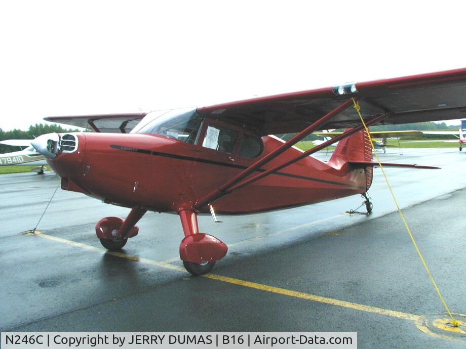 N246C, 1947 Stinson 108-2 Voyager C/N 108-3246, aFTER COMPLETE REBUILD 2007-2008