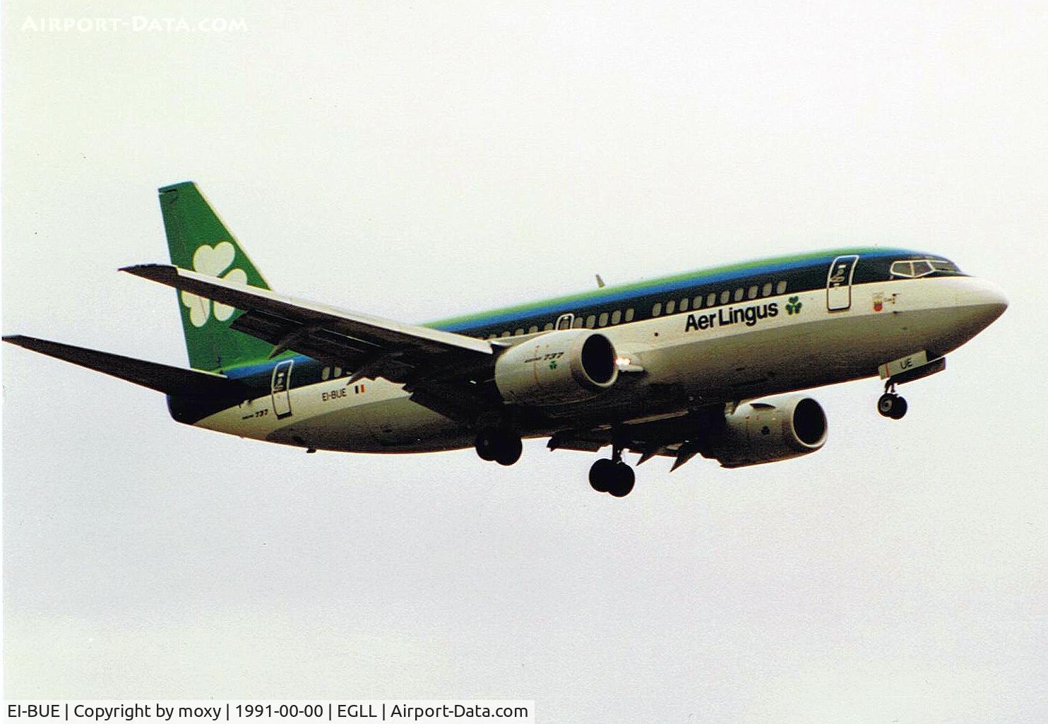 EI-BUE, 1987 Boeing 737-248 C/N 23810, BOEING B737-348 AER LINGUS