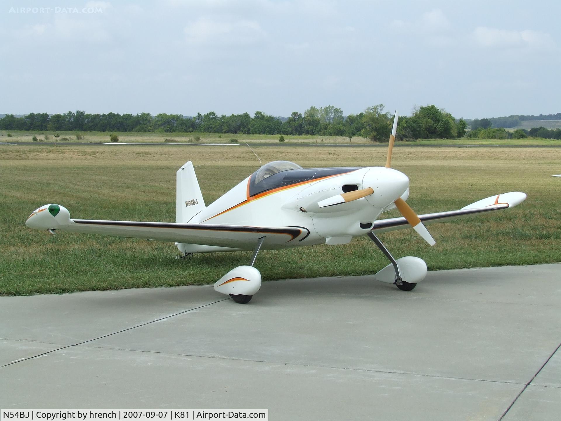 N54BJ, 1977 Johns MUSTANG MM-1-10 C/N 763, Midget Mustang Miami Co airport day Sept 7, 2007