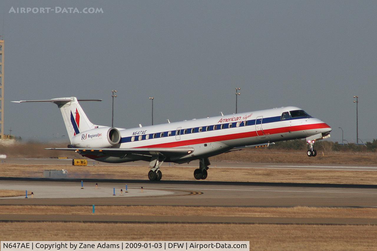 N647AE, 2000 Embraer ERJ-145LR (EMB-145LR) C/N 145222, American Eagle at DFW