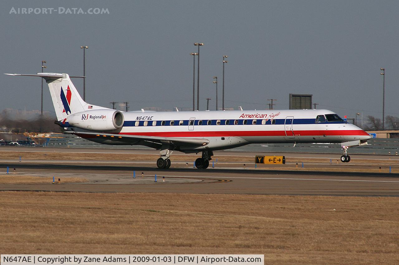 N647AE, 2000 Embraer ERJ-145LR (EMB-145LR) C/N 145222, American Eagle at DFW