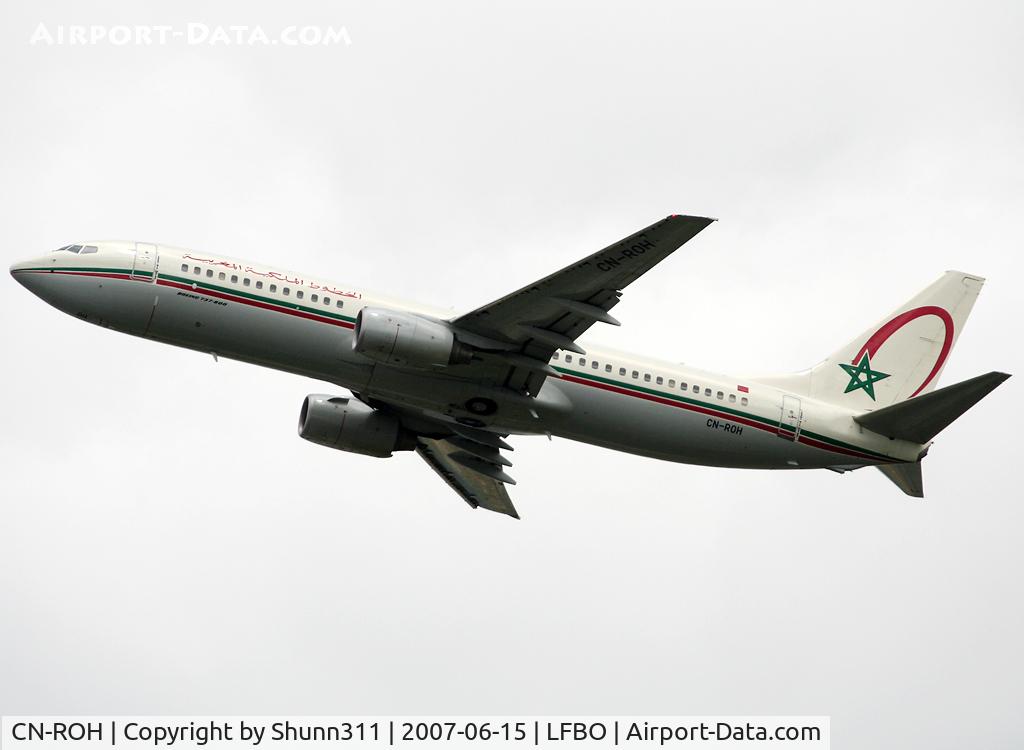 CN-ROH, 2006 Boeing 737-85P C/N 33978, Take off rwy 32R