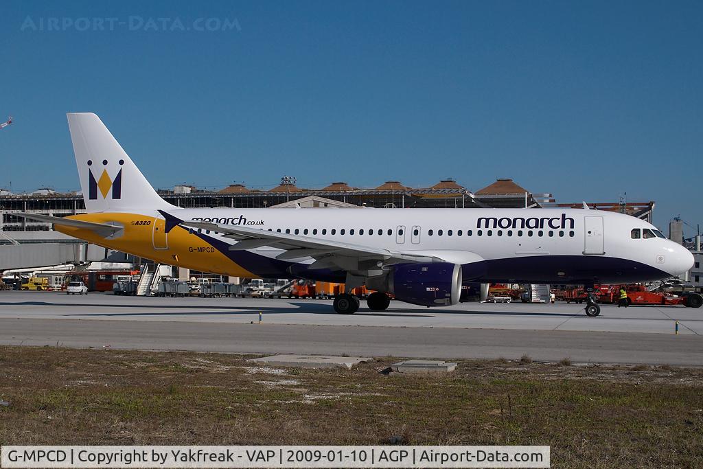 G-MPCD, 1994 Airbus A320-212 C/N 379, Monarch Airbus A320