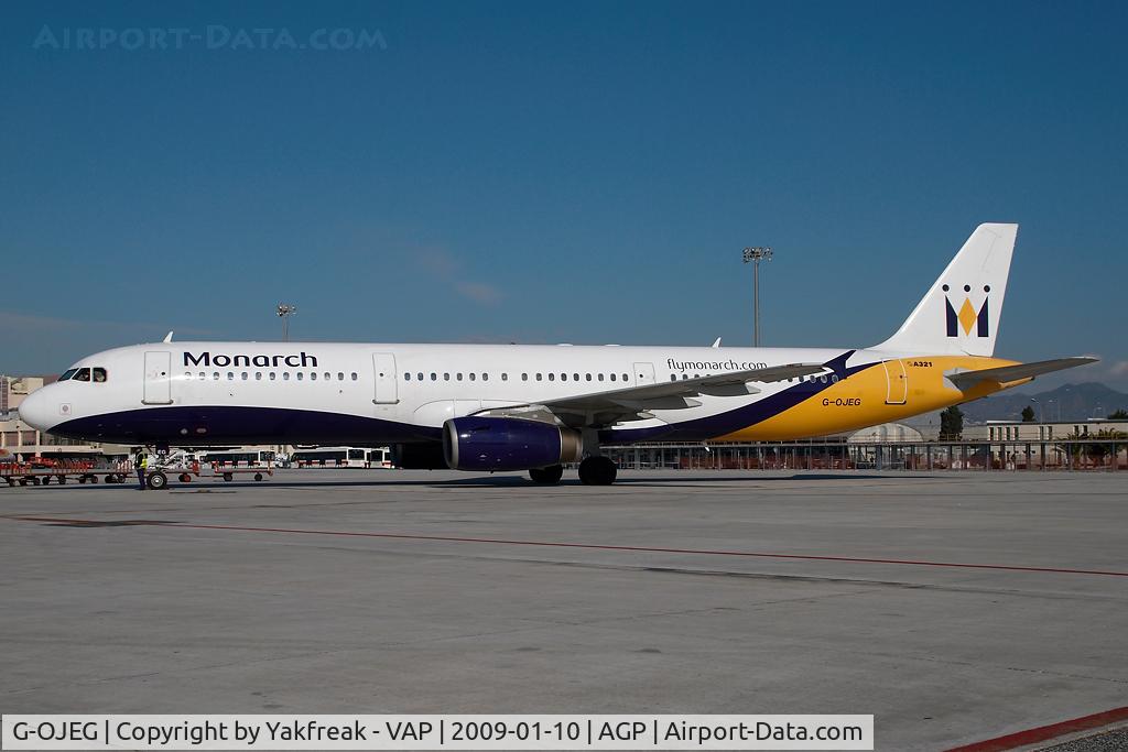 G-OJEG, 1999 Airbus A321-231 C/N 1015, Monarch Airbus A321