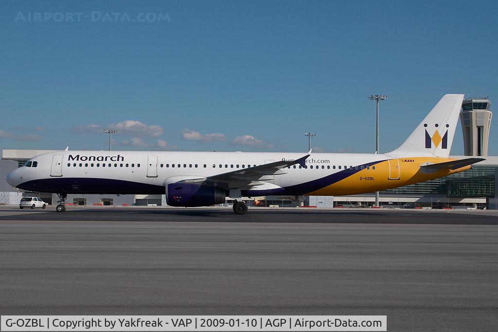 G-OZBL, 1998 Airbus A321-231 C/N 864, Monarch Airbus A321