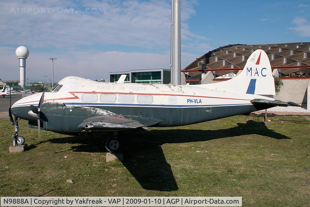 N9888A, 1963 De Havilland DH-104 Dove 7A C/N 04534, Martinair Dove marked as PH-VLA