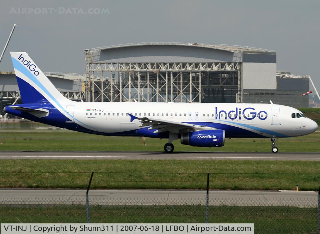 VT-INJ, 2007 Airbus A320-232 C/N 3159, Rolling for delivery flight...