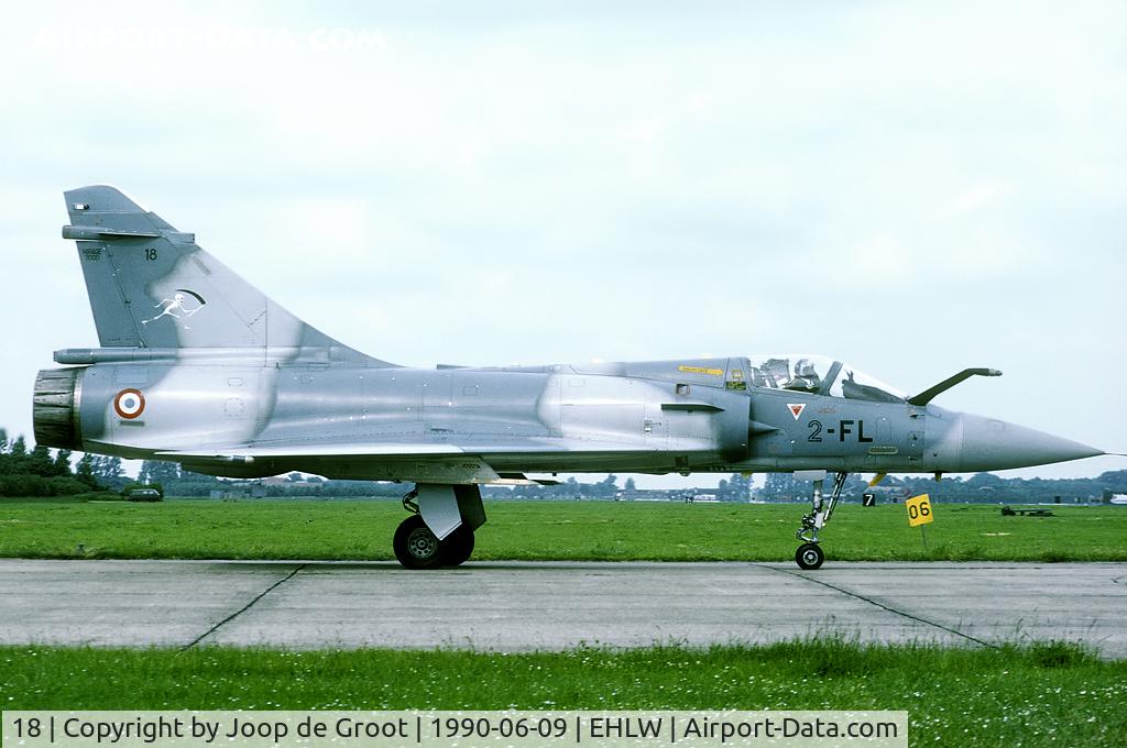 18, Dassault Mirage 2000C C/N 33, This Mirage was the French AF display during the 1990 open house at Leeuwarden.