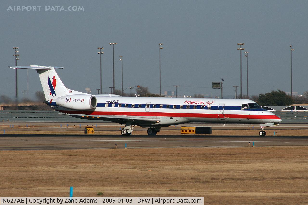 N627AE, 1999 Embraer ERJ-145LR (EMB-145LR) C/N 145121, American Eagle at DFW