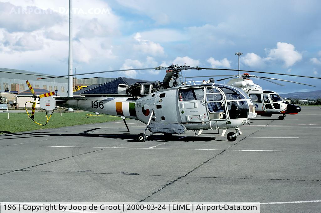 196, 1963 Aerospatiale S.E.3160 Alouette III C/N 1153, The Irish flag was applied to show IRA fighters during border patrols this was not a British helicopter