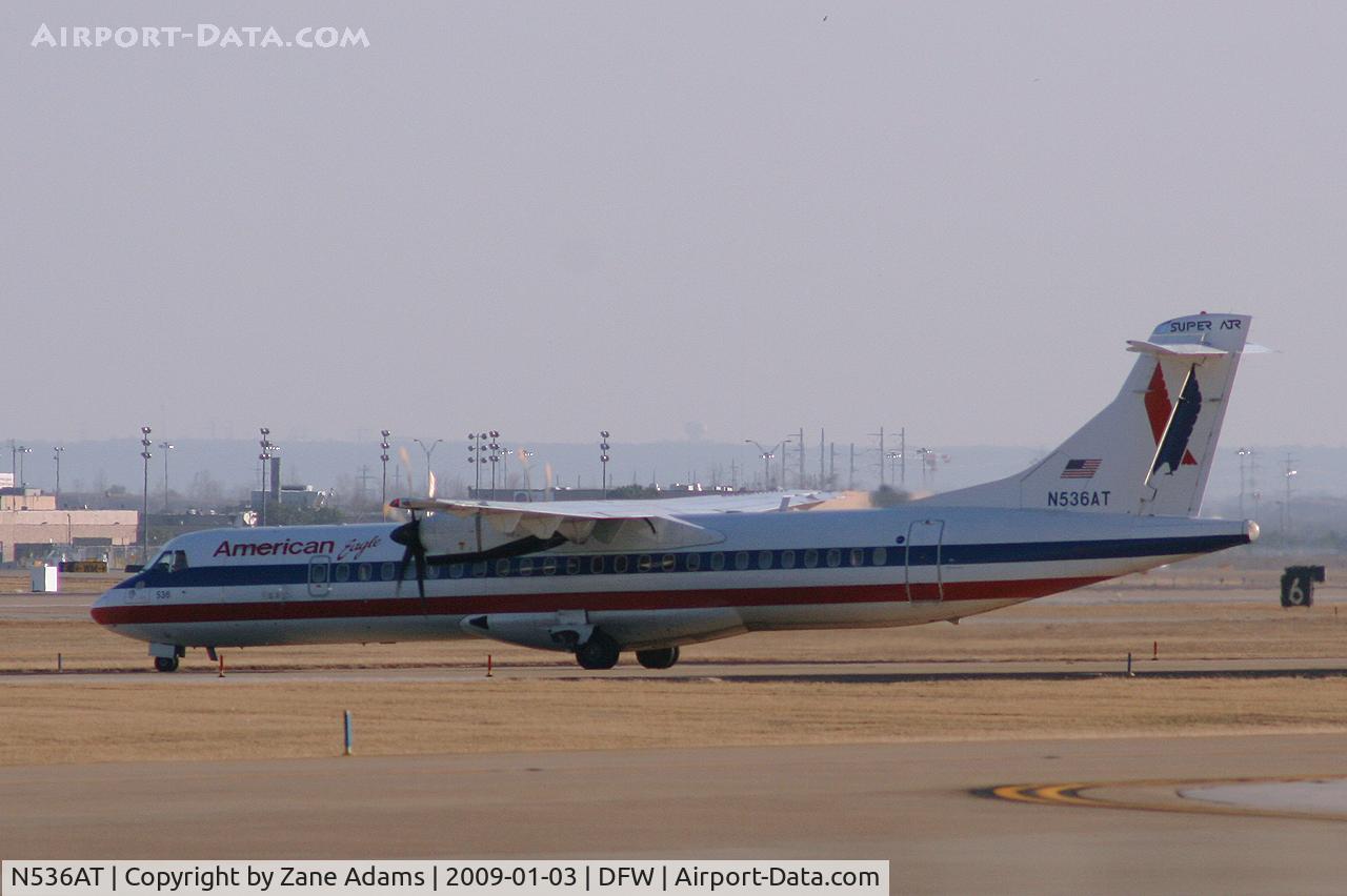 N536AT, 1997 ATR 72-212A C/N 536, American Eagle at DFW