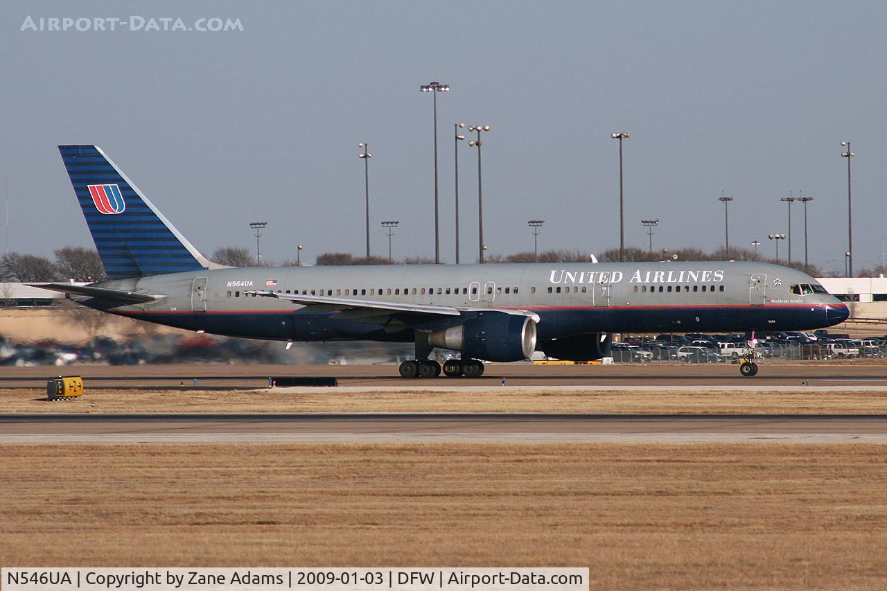 N546UA, 1991 Boeing 757-222 C/N 25367, United Airlines 757 at DFW