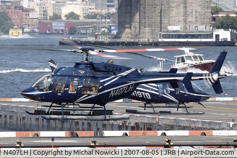 N407LH, 1996 Bell 407 C/N 53063, N407LH over JRB