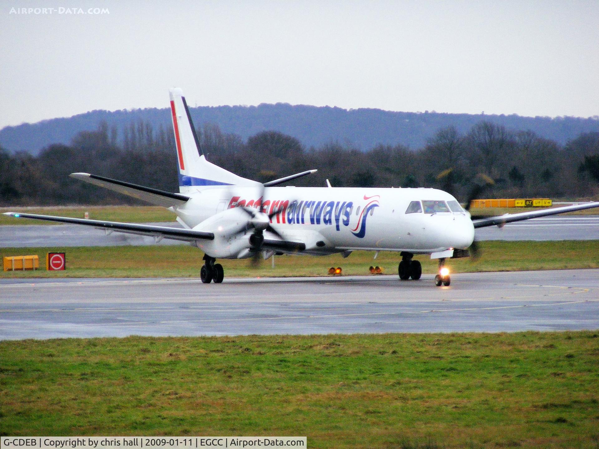 G-CDEB, 1996 Saab 2000 C/N 2000-036, Eastern Airways