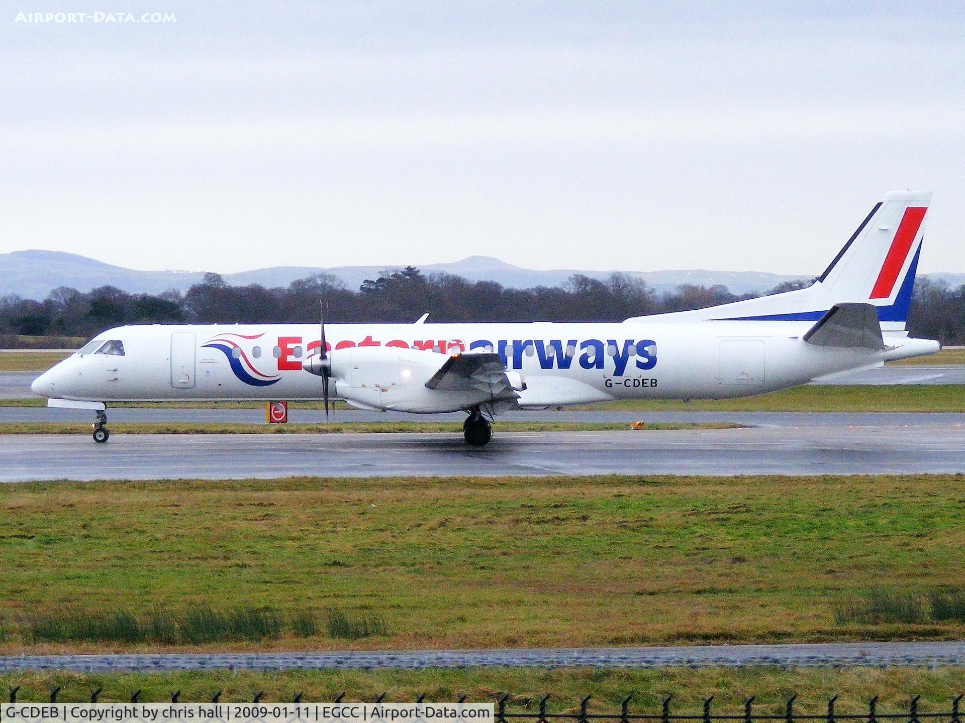 G-CDEB, 1996 Saab 2000 C/N 2000-036, Eastern Airways