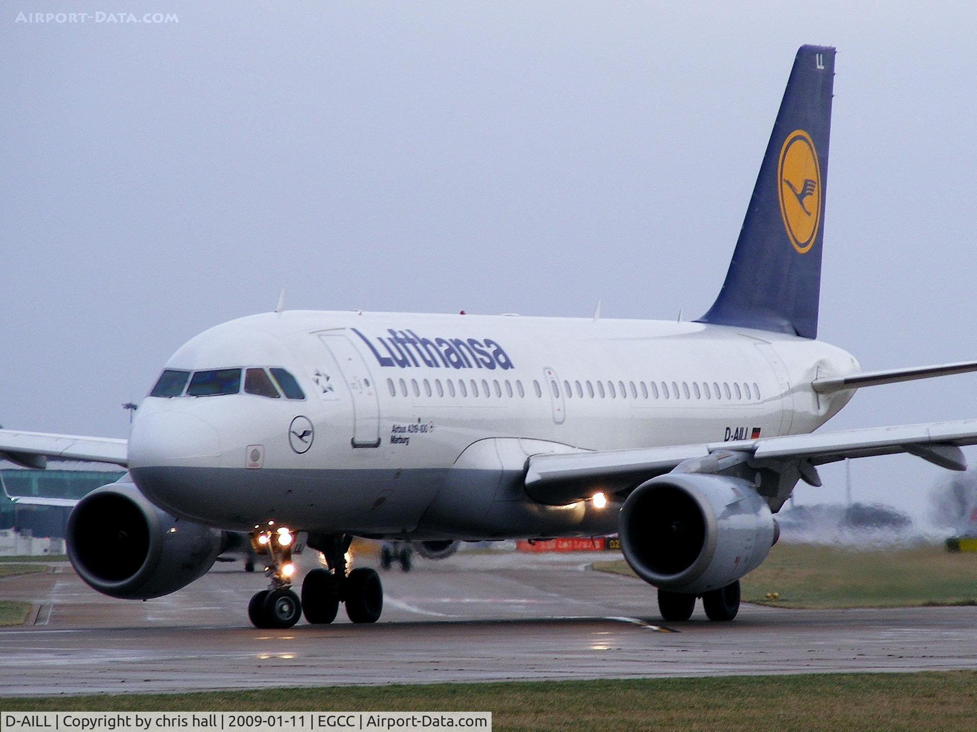 D-AILL, 1997 Airbus A319-114 C/N 689, Lufthansa
