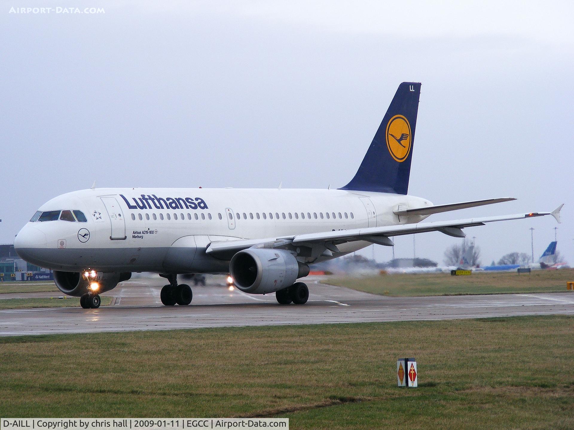 D-AILL, 1997 Airbus A319-114 C/N 689, Lufthansa