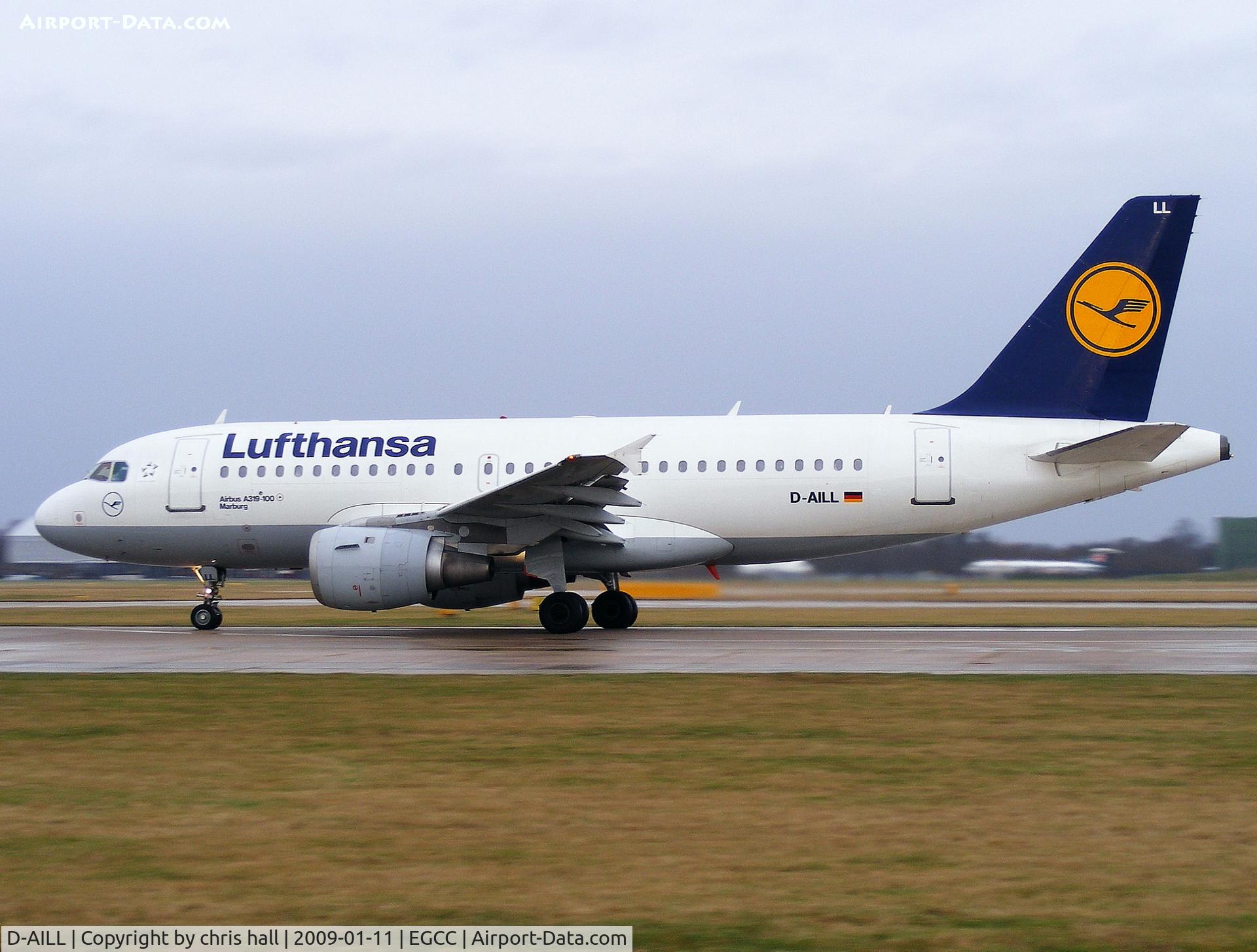 D-AILL, 1997 Airbus A319-114 C/N 689, Lufthansa