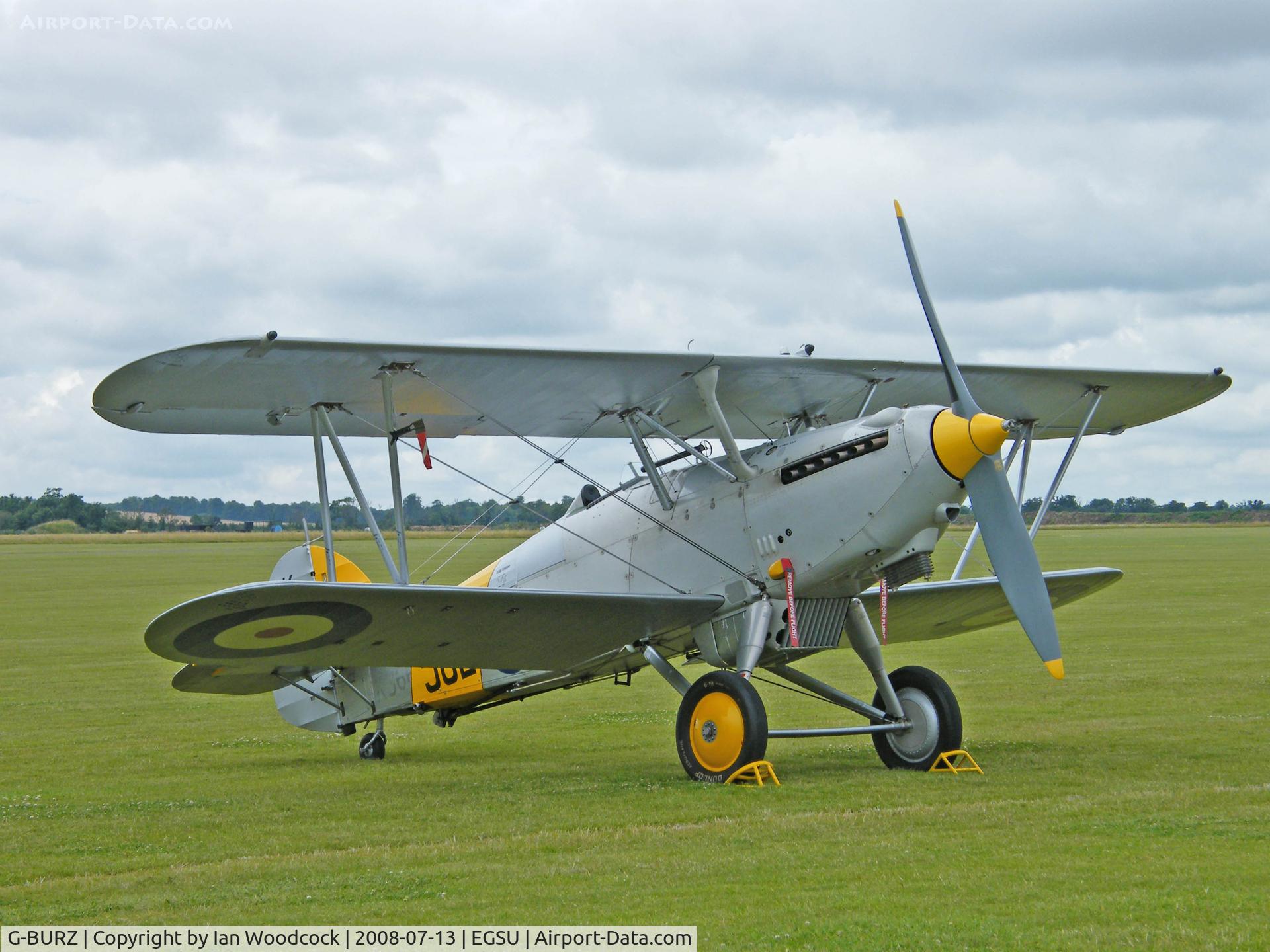 G-BURZ, 1934 Hawker Nimrod II C/N 41H-59890, Hawker Nimrod MKII/Duxford Flying legends show