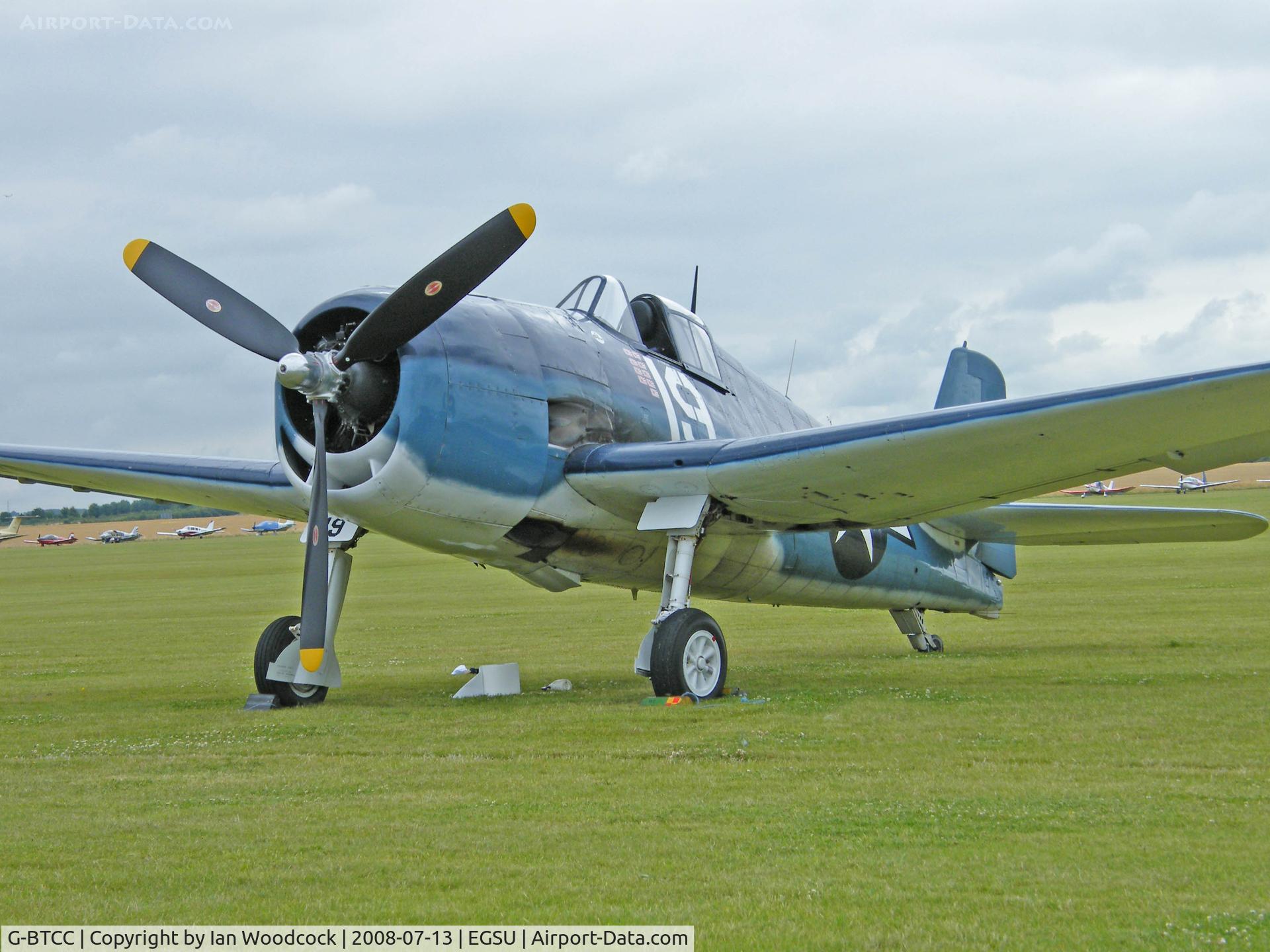 G-BTCC, 1944 Grumman F6F-5K Hellcat. C/N A-1733, Grumman F6F-5/Duxford Flying Legends show