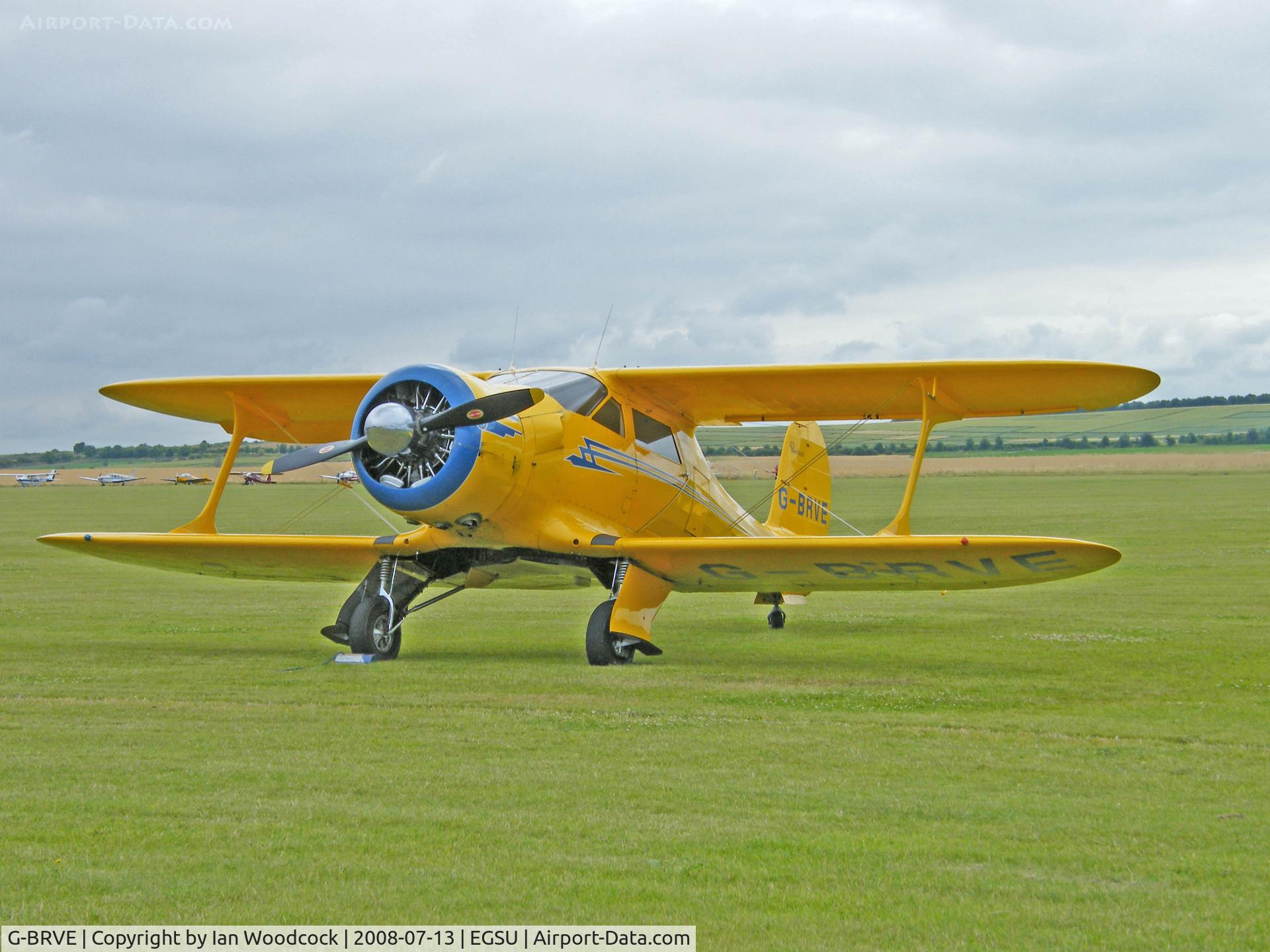 G-BRVE, 1945 Beech D17S Staggerwing C/N 6701, Beech GB-2 Traveller/Duxford Flying Legends show