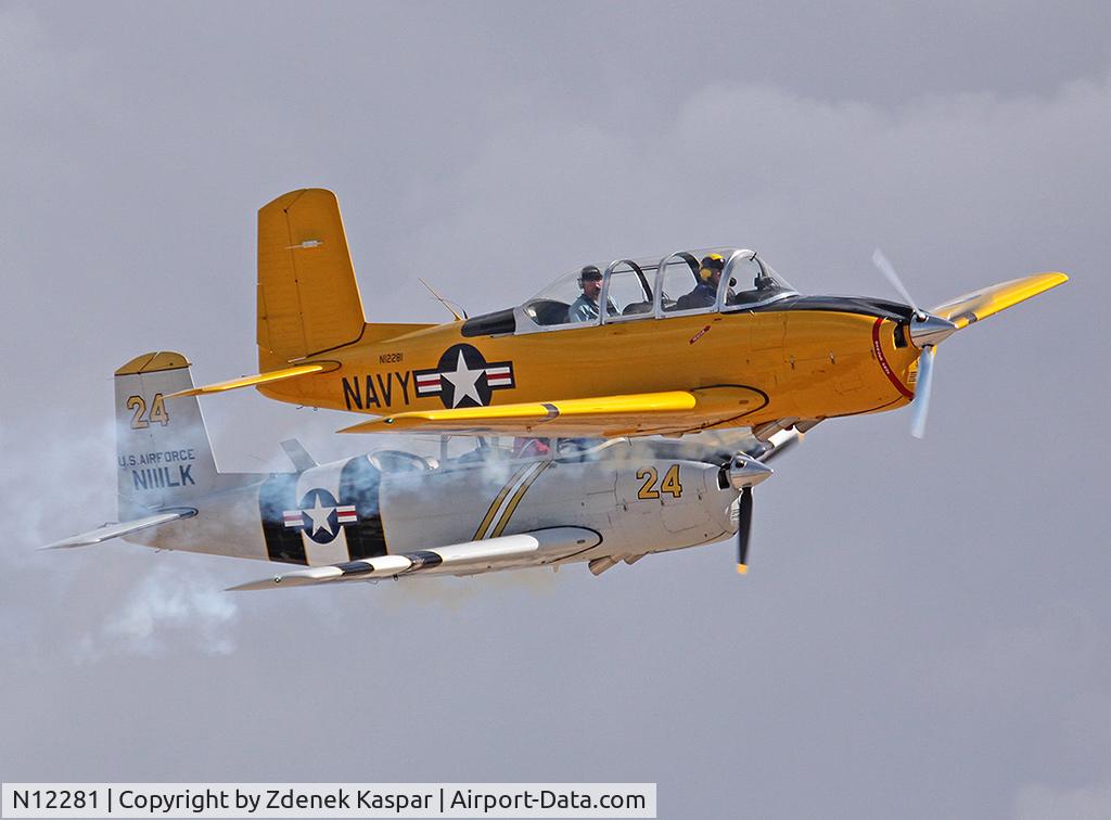N12281, 1955 Beech T-34A (A45) Mentor Mentor C/N G-293, Las Vegas