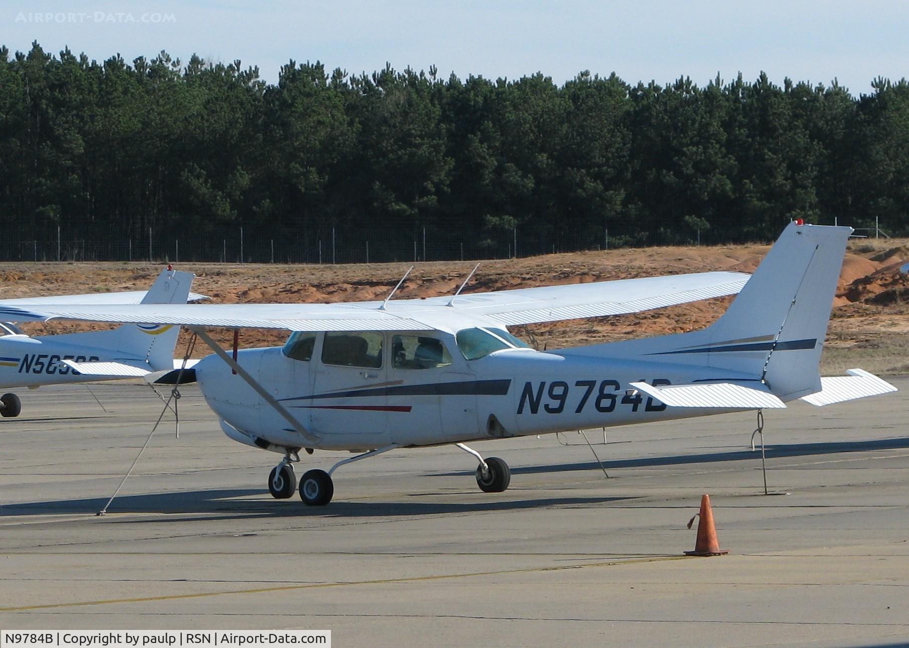 N9784B, 1981 Cessna 172RG Cutlass RG C/N 172RG1034, Parked at the Ruston,Louisiana airport.