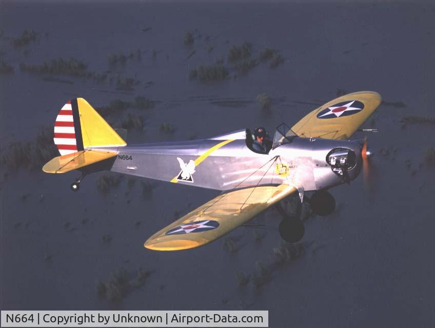 N664, 1974 Bowers Fly Baby 1A C/N 64-4, Sorry... this is the correct N664 Fly Baby.