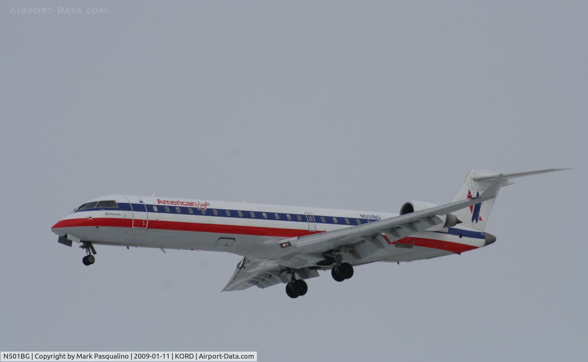 N501BG, 2001 Bombardier CRJ-701ER (CL-600-2C10) Regional Jet C/N 10017, CL-600-2C10